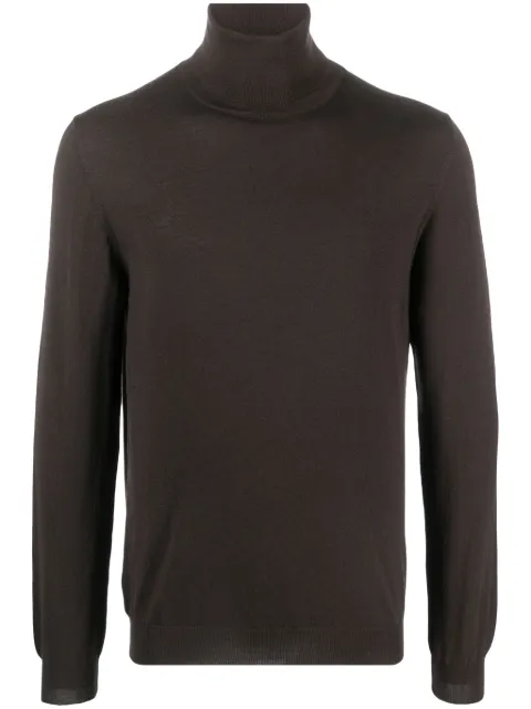 Zanone roll-neck fine-knit jumper