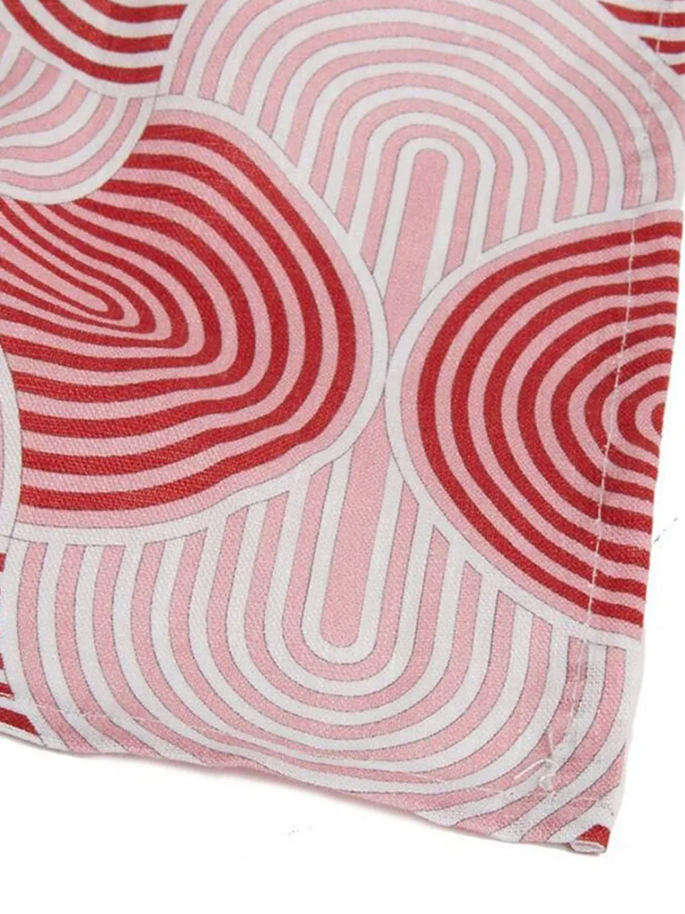 La Doublej Slinky Rosso Linen Napkins (set Of Six) In Red