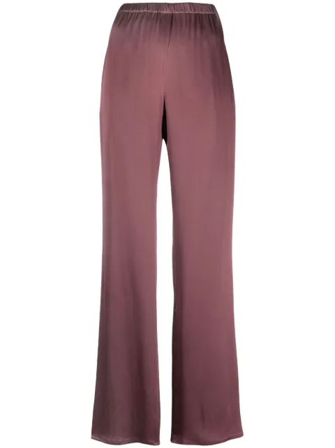 Antonelli Rapolano silk-satin wide-leg trousers