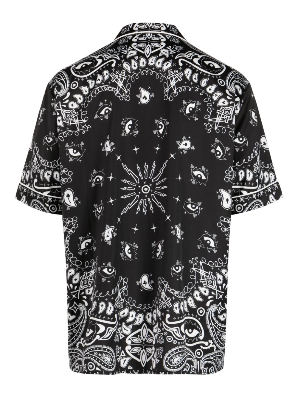 Shop Haculla Paisley-print Button-up Shirt In Black