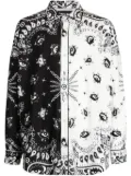 Haculla paisley-print button-up shirt - White