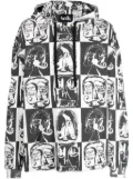 Haculla This Is Chess checked hoodie - Black