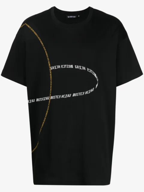 Mostly Heard Rarely Seen logo-print cotton T-shirt