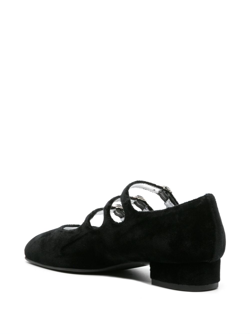 Carel Paris Ariana 25 mm suède pumps Zwart