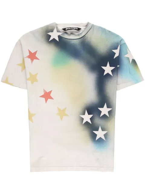 Palm Angels Sprayed Starts cotton T-shirt