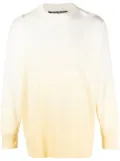Palm Angels gradient-effect sweatshirt - Yellow