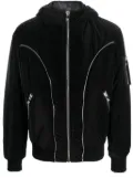 Versace zip-detail puffer jacket - Black
