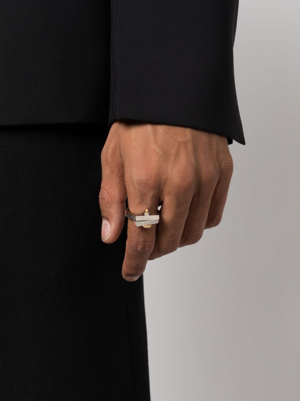 Versace Ring met schroef - Zilver
