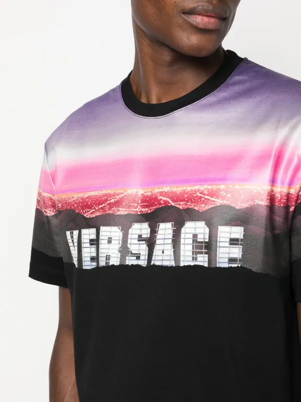 Versace Versace Hills Cotton T shirt Farfetch