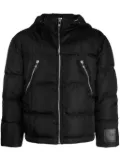 Versace zip-detail puffer jacket - Black