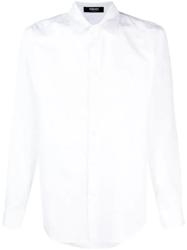 Versace バロッコ ジャカード シャツ | ホワイト | FARFETCH JP