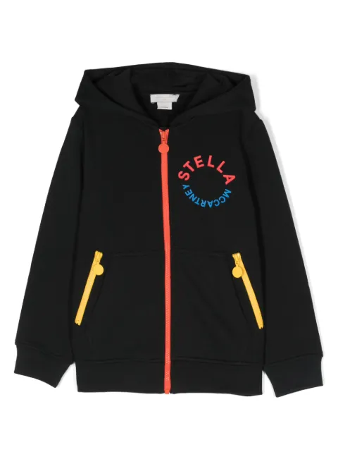 Stella McCartney Kids Circular Logo-print cotton hoodie