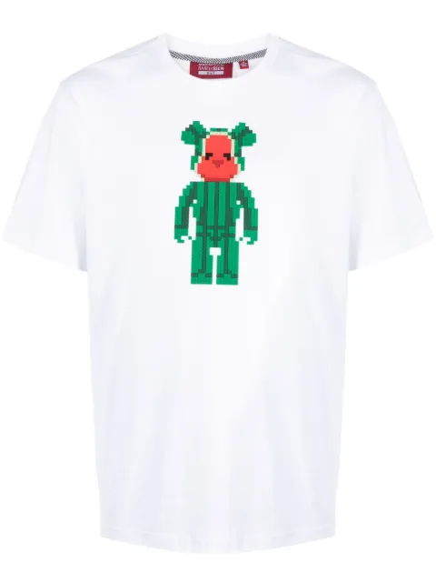 Mostly Heard Rarely Seen 8-Bit Watermelon Bear cotton T-shirt