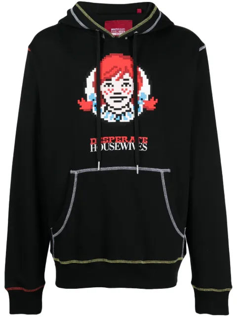 Mostly Heard Rarely Seen 8-Bit Desperate Housewives graphic-print cotton hoodie