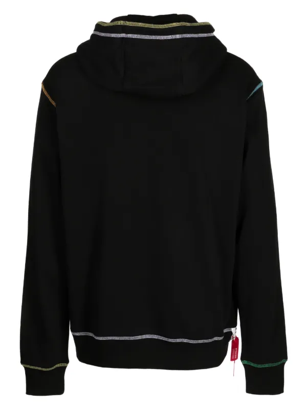 I FEEL LUCKY フードパーカー ブラック I FEEL LUCKY パーカー 「IFEELLUCKY」Lucky fur hood zip up / 「アイ