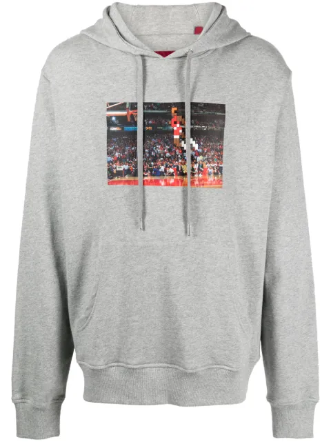Mostly Heard Rarely Seen 8-Bit Air Time graphic-print cotton hoodie