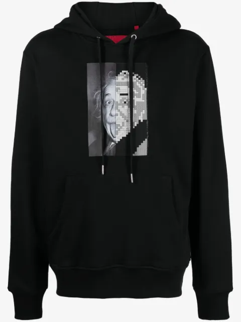 Mostly Heard Rarely Seen 8-Bit Silly Theory graphic-print cotton hoodie