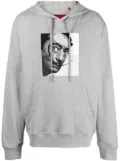 Mostly Heard Rarely Seen 8-Bit Dolly graphic-print cotton hoodie - Grey