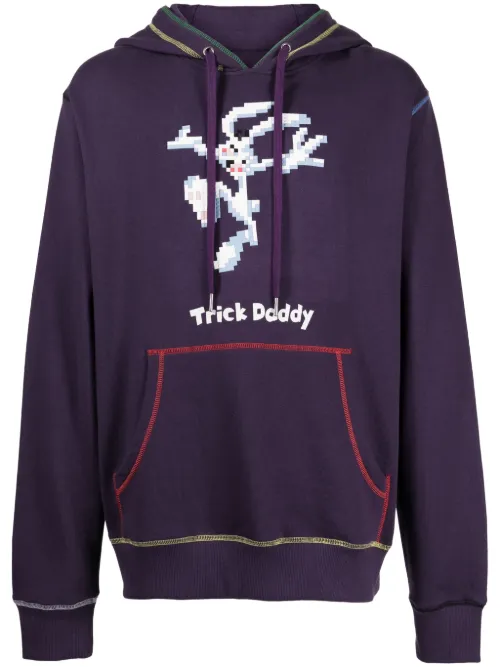 Hoodie en coton Trick Daddy à imprimé graphique - Mostly Heard Rarely Seen 8-Bit - Modalova