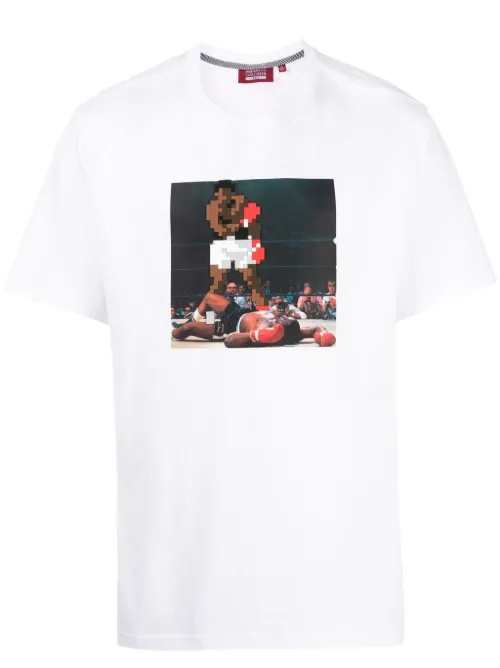 T-shirt Knock Out en coton - Mostly Heard Rarely Seen 8-Bit - Modalova