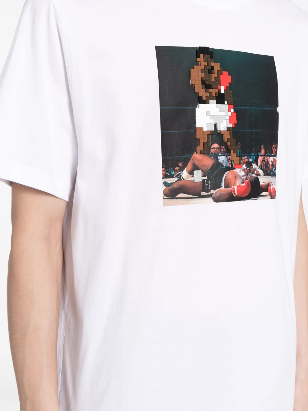 Mostly Heard Rarely Seen 8-Bit Katoenen T-shirt Wit
