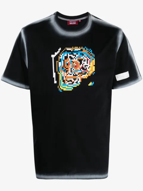 Mostly Heard Rarely Seen 8-Bit T-Shirt mit Skull Blowing-Print