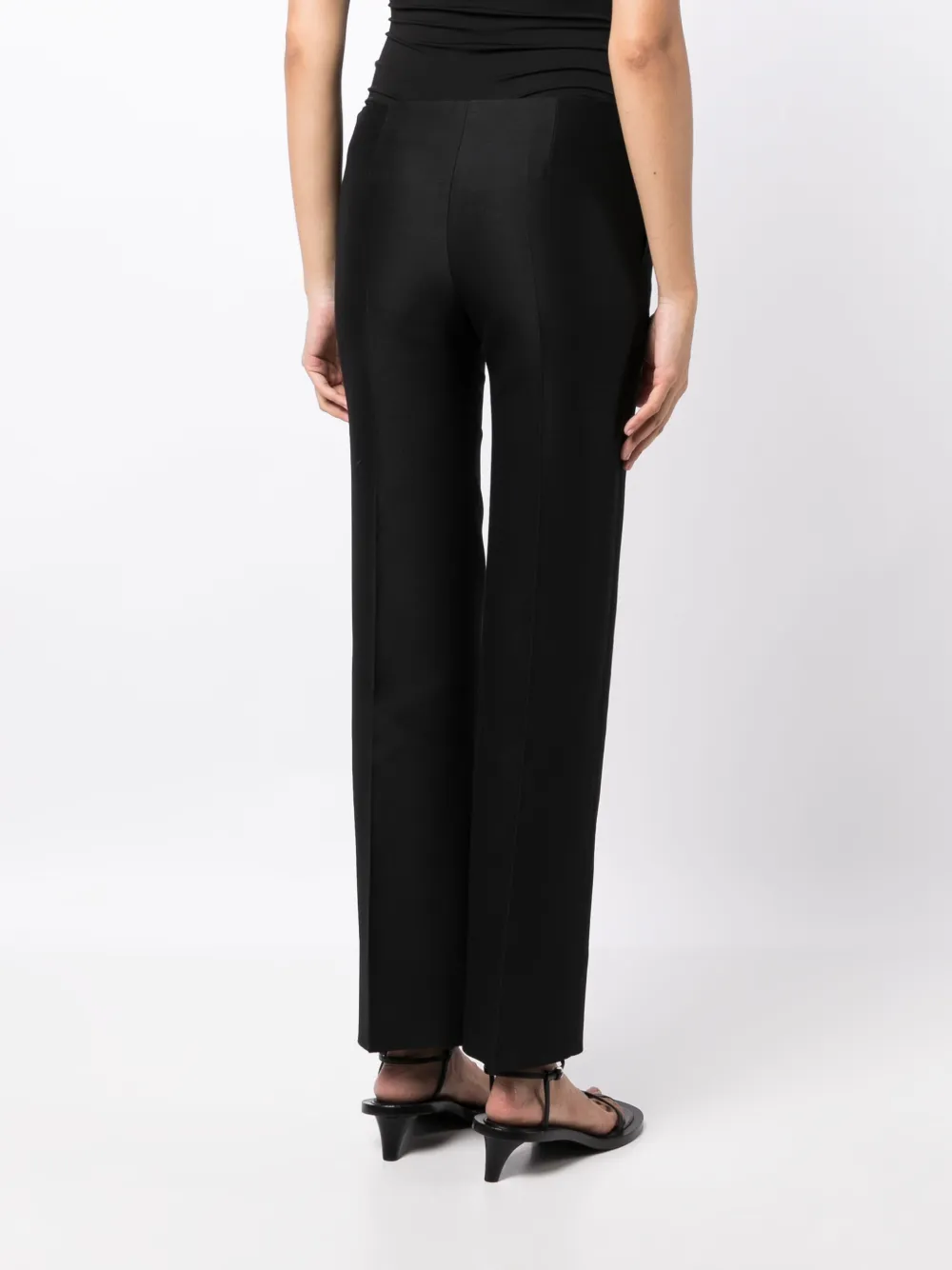 The Row Slim-fit broek Zwart