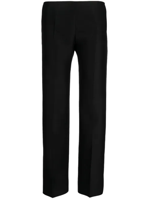 The Row Flame pressed-crease slim-fit trousers