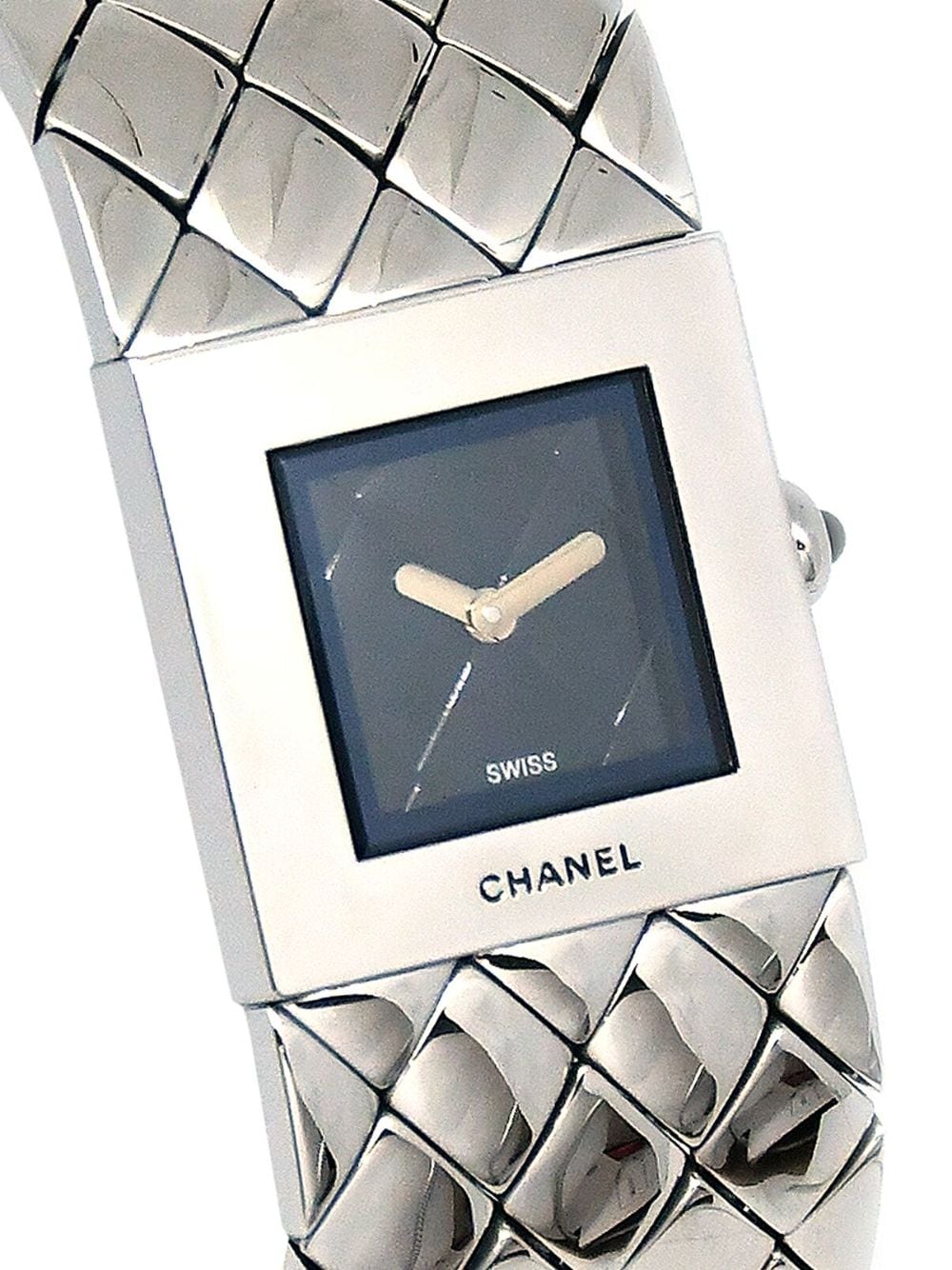 CHANEL Pre-Owned 1993 pre-owned Matelasse horloge - Zwart