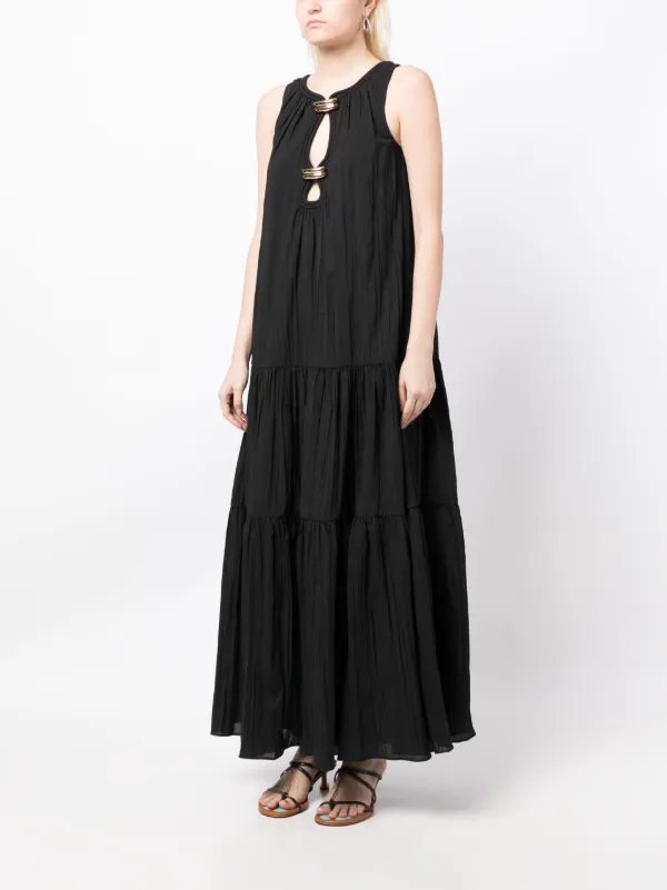 knee length dresses for ladies Acler Women's Redford Maxi Dress  Saint Bernard