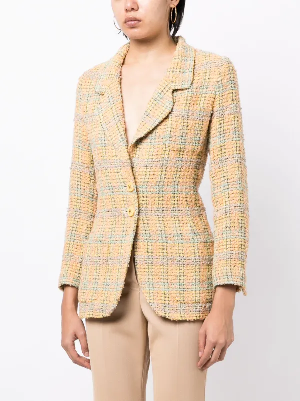 CHANEL Pre-Owned Giacca Monopetto Pre-owned 1994 Giallo