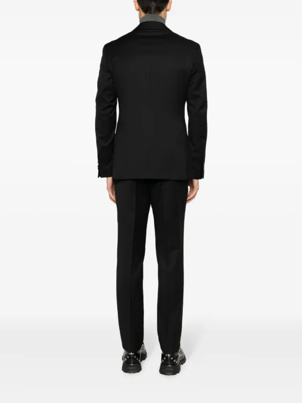 Tagliatore two-piece single-breasted Suit | Black | FARFETCH