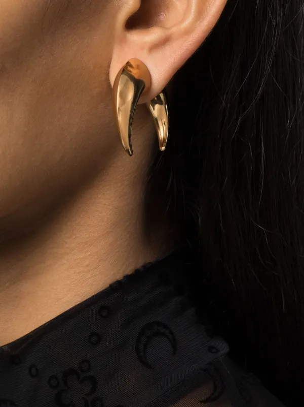 Moon oversized stud earring