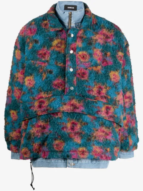 EGONlab. veste bomber à fleurs