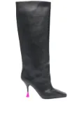 3juin Anita 100mm leather knee-boots - Black