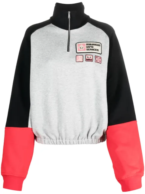 DSQUARED2 Jacke mit Logo-Patch