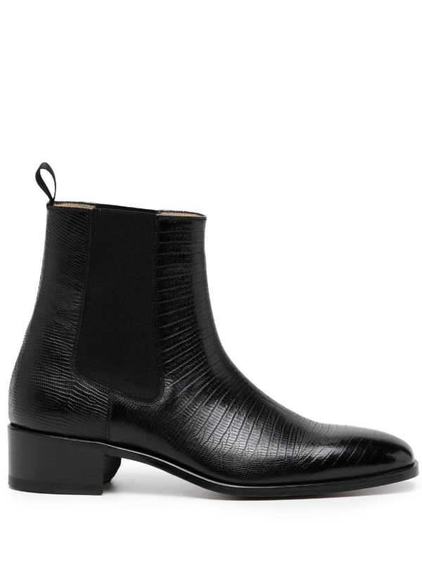 TOM FORD レザー アンクルブーツ - Farfetch