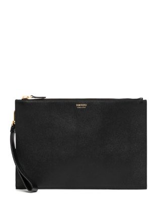 TOM FORD レザー クラッチバッグ - Farfetch