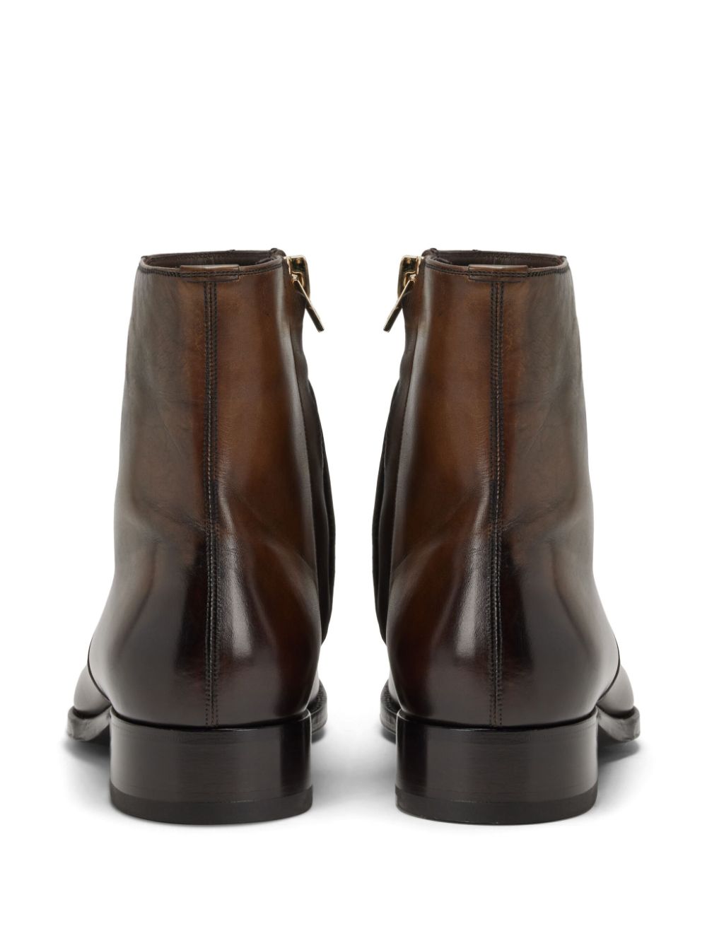 TOM FORD leather ankle boots Brown