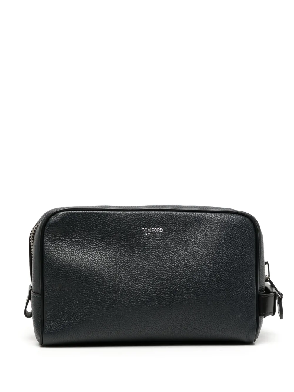 TOM FORD Leren toilettas Blauw