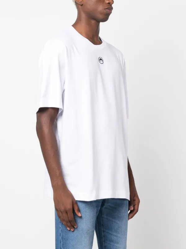 Marine Serre Crescent moon-print T-shirt | White | FARFETCH