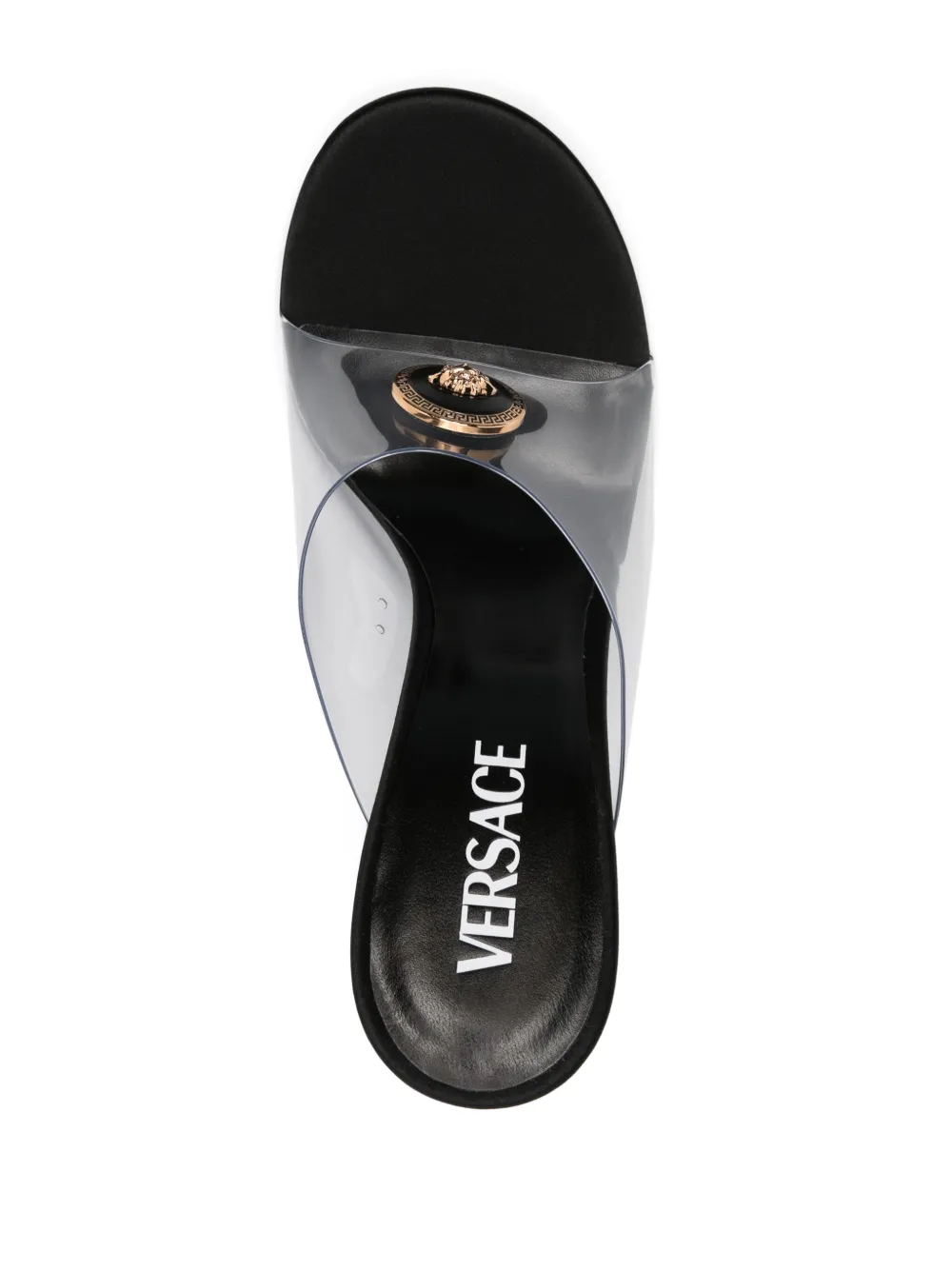 Shop Versace Alia 120mm Mules In Black