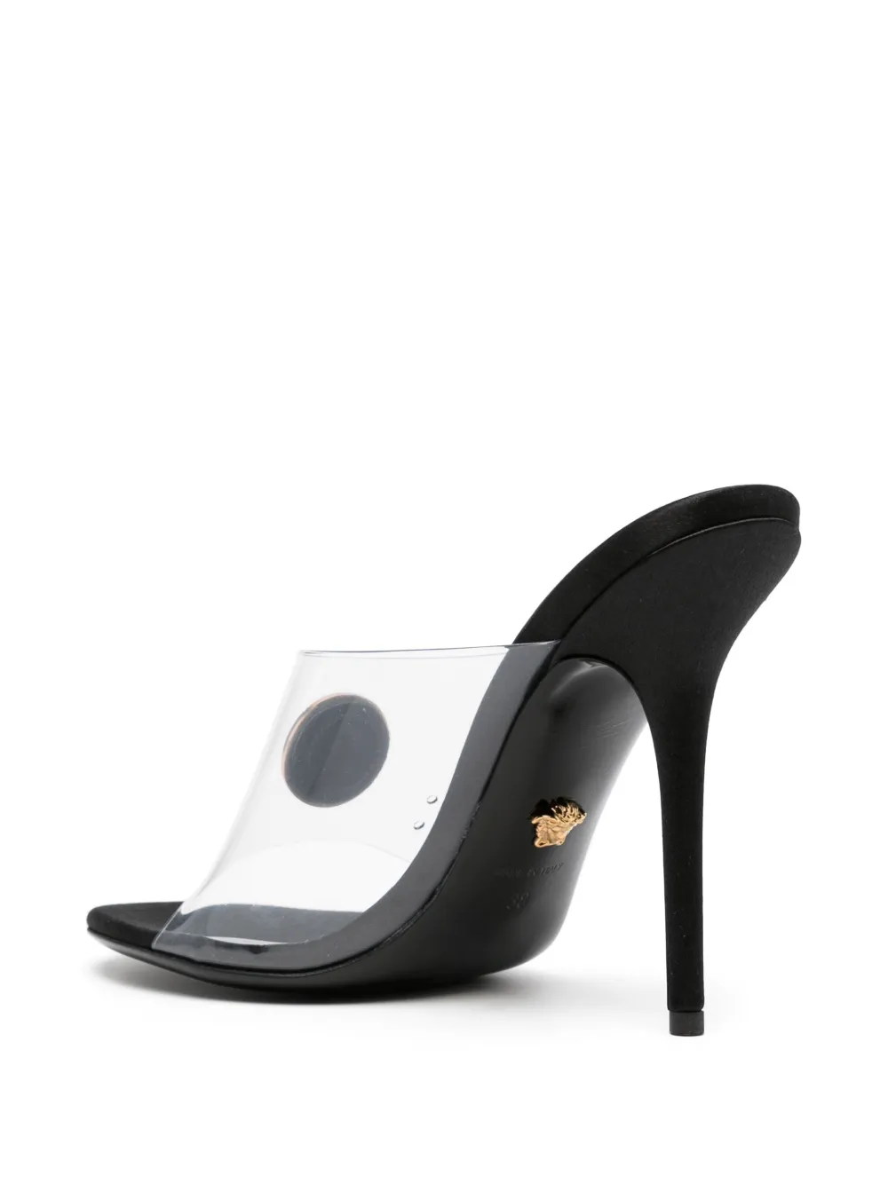 Shop Versace Alia 120mm Mules In Black