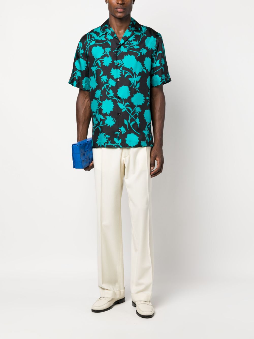 Versace floral-print Silk Shirt - Farfetch