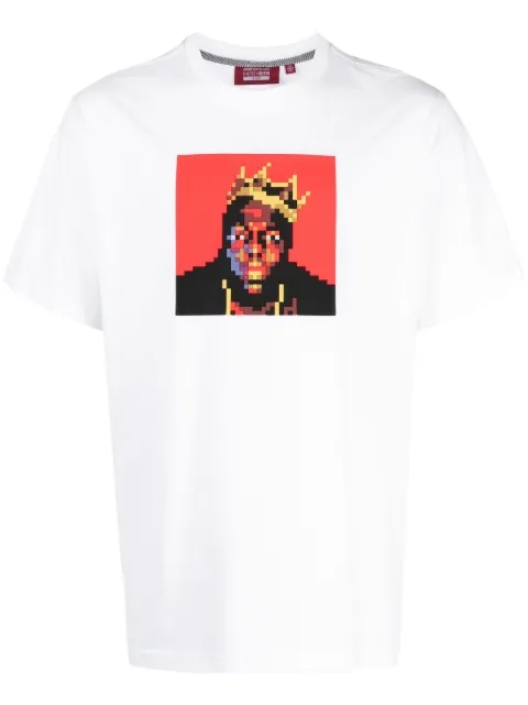 Mostly Heard Rarely Seen 8-Bit Biggie appliqué-detail T-shirt