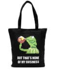 Mostly Heard Rarely Seen 8-Bit Tea Time tote bag - Black