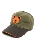 Mostly Heard Rarely Seen 8-Bit Pumpkin Bear twill baseball cap - Green