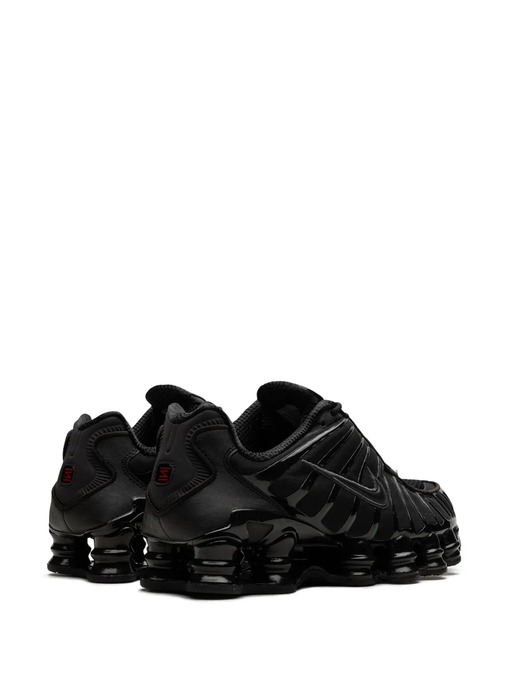 Nike Shox TL Black Max Orange Sneakers - Farfetch