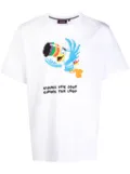 Mostly Heard Rarely Seen 8-Bit Give Me The Loop cotton T-shirt - White