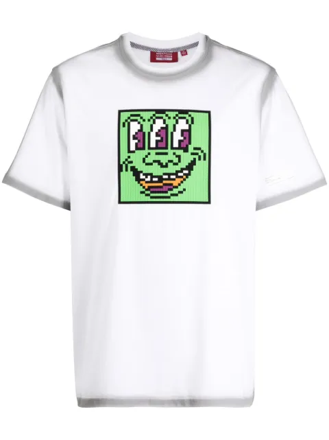 Mostly Heard Rarely Seen 8-Bit Triple The Eyes cotton T-shirt